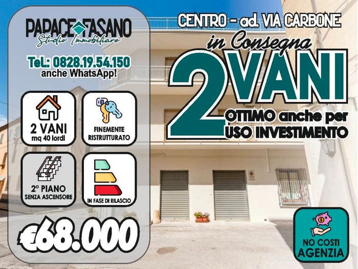 Appartamento bilocale in vendita in Via Carbone, Centro, Battipaglia