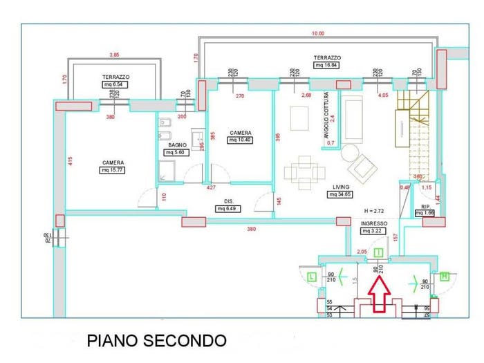 Appartamento con 6 locali in vendita in via madonna dei giustiziati, Centro, Camerino