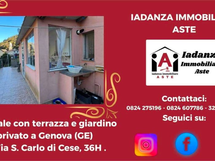 Appartamento quadrilocale in vendita in Via San Carlo di Cese, Acquasanta San Carlo, Genova