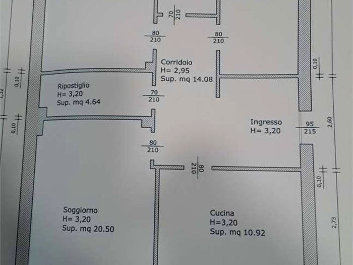 Appartamento con 5 locali in vendita in via flli bandiera, Centro, Mantova