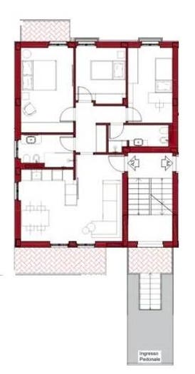 Appartamento quadrilocale in vendita in Via Umberto Terracini, San Pierino, Fucecchio