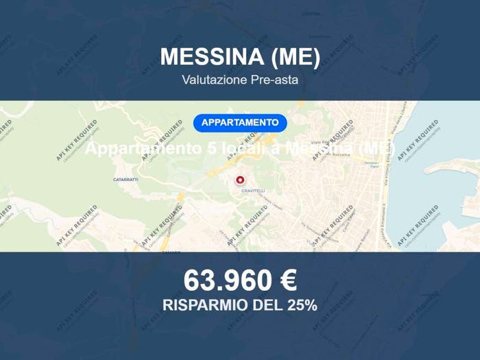 Appartamento con 5 locali in vendita in Via Pietro Castelli, Bisconte Gravitelli, Messina