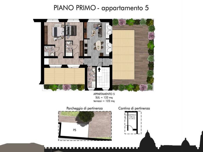 Casa trilocale in vendita in Via San Francesco, San Francesco, Pisa