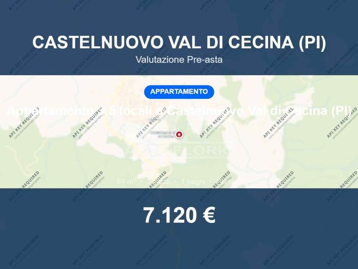 Appartamento trilocale in vendita in Via Mascagni, Centro, Castelnuovo di Val di Cecina