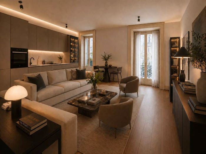 Appartamento bilocale in vendita in Via Ariberto, Corso Genova, Milano