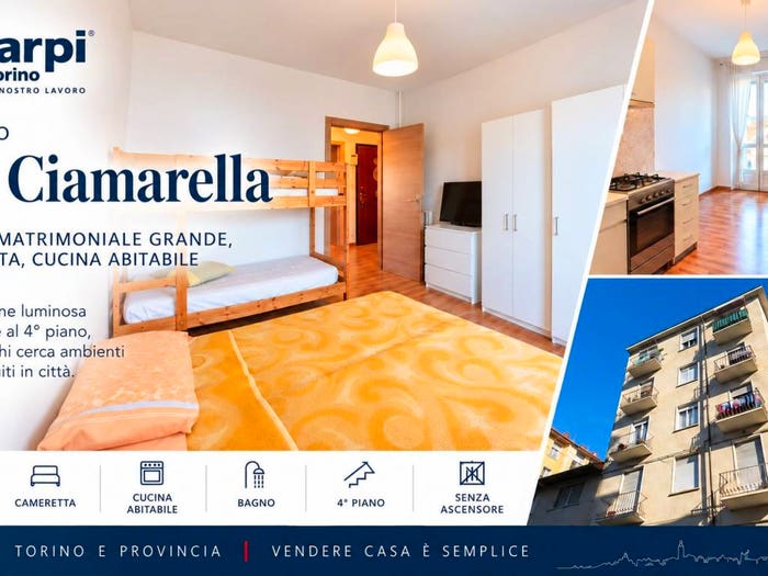 Appartamento trilocale in vendita in Via Ciamarella, Borgo Vittoria, Torino