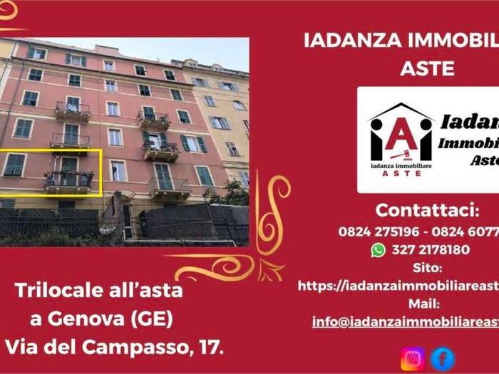 Appartamento con 5 locali in vendita in Sampierdarena, Genova
