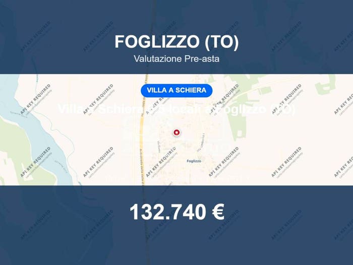 Casa con 6 locali in vendita in Via Galliano, Foglizzo