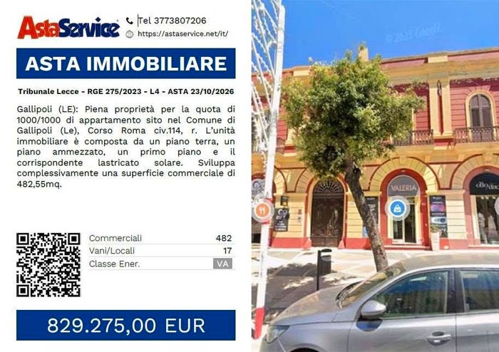 Appartamento con 6 locali in vendita in Corso Roma, Centro, Gallipoli