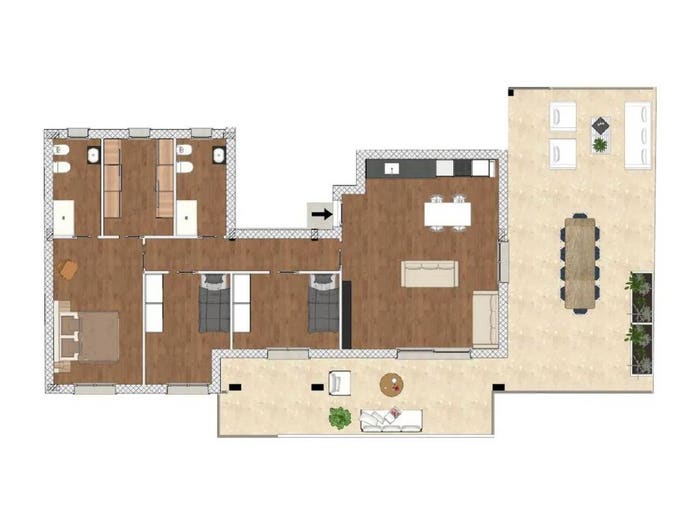 Appartamento con 5 locali in vendita in Via Vittorio Emanuele Ii, Pivarada, Alghero