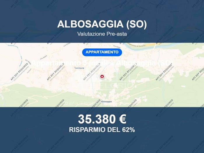 Appartamento trilocale in vendita in Via Pedruzzi snc, Torchione Moia, Albosaggia