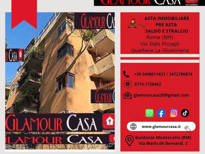 Appartamento quadrilocale in vendita in Via Italo Piccagli, La Giustiniana, Roma