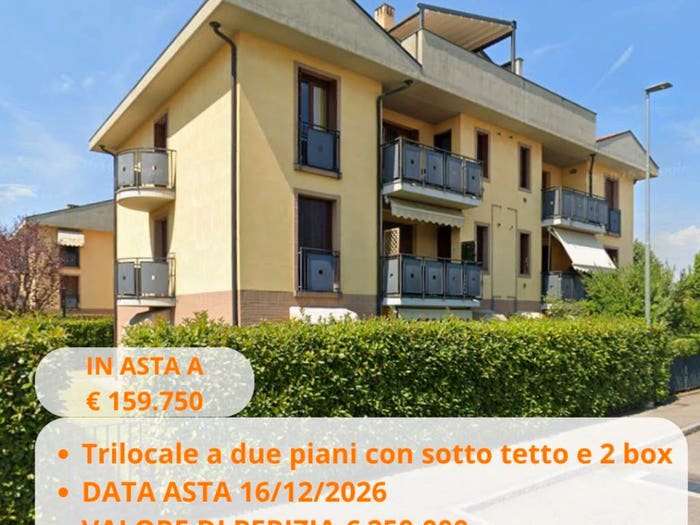 Appartamento quadrilocale in vendita in Via Giovanni Boccaccio, Azzano San Paolo
