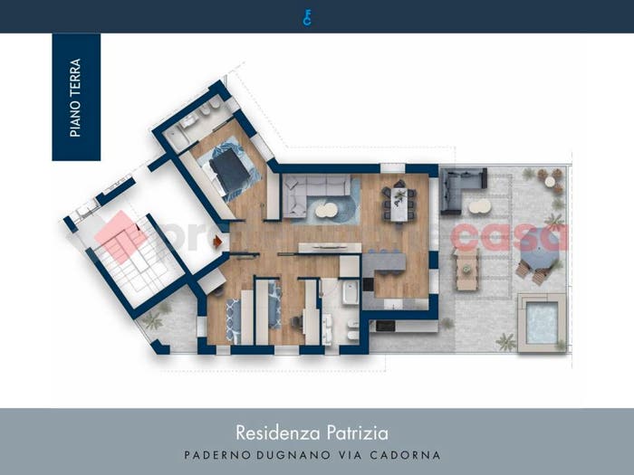 Appartamento quadrilocale in vendita in Via Cadorna, Semicentro, Paderno Dugnano