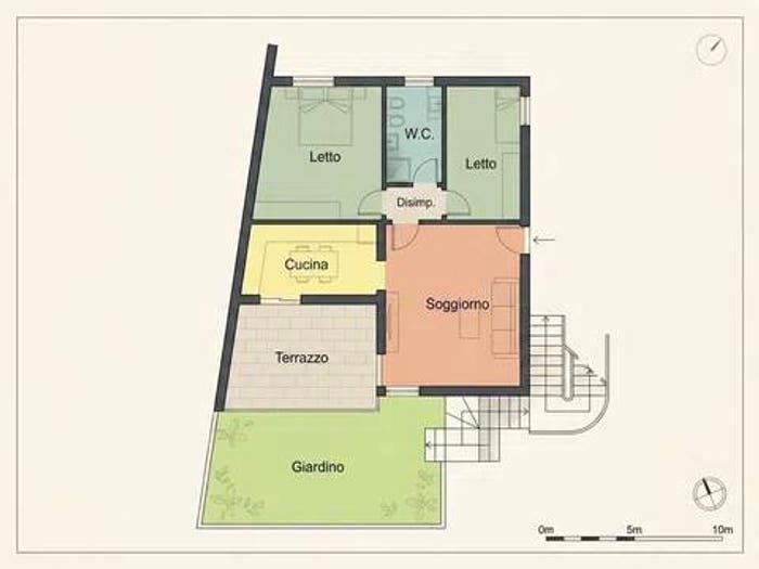 Appartamento quadrilocale in vendita in Via Longareddu, Santa Maria Coghinas