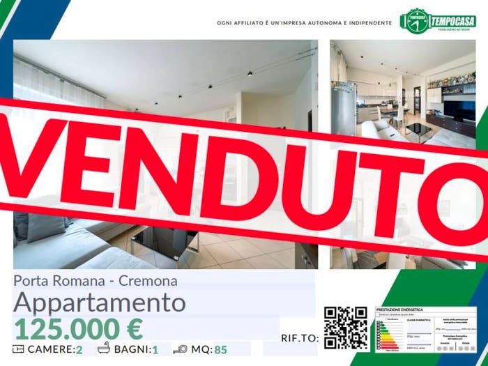 Appartamento trilocale in vendita in Via Marmolada, Porta Romana, Cremona