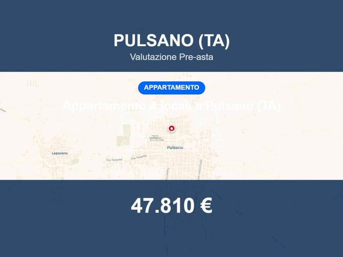 Appartamento quadrilocale in vendita in Via Paolucci, Centro, Pulsano