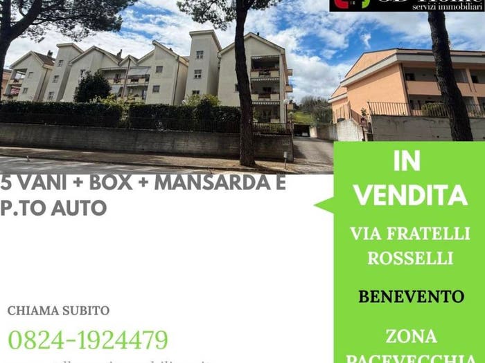 Appartamento con 5 locali in vendita in Via Fratelli Rosselli, Fratelli Rosselli San Liberatore, Benevento