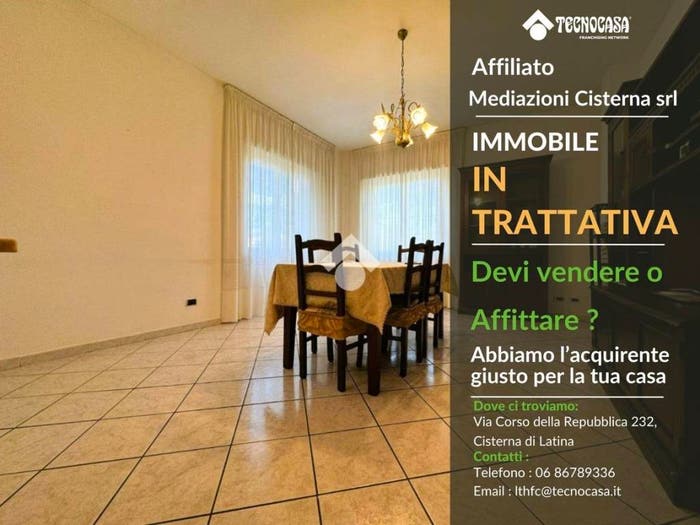 Appartamento trilocale in vendita in Via Aldo Moro, Centro, Cisterna di Latina