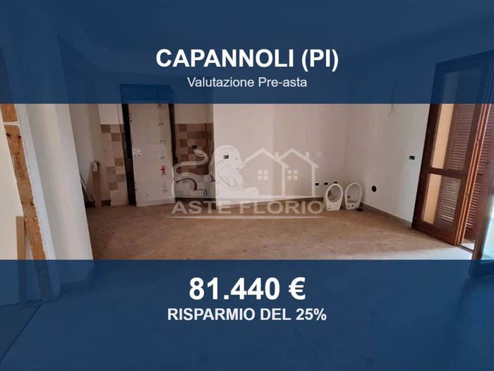 Appartamento trilocale in vendita in Via Gramsci, Centro, Capannoli