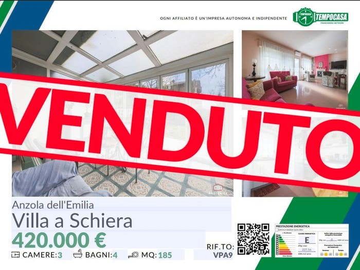Casa con 6 locali in vendita in Via Guido Rossa, Centro, Anzola dell'Emilia