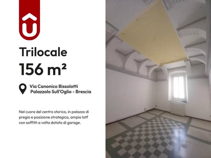 Appartamento trilocale in vendita in Via Canonico Bissolotti, Centro, Palazzolo sull'Oglio