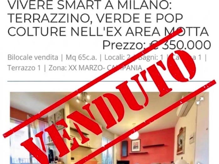Appartamento bilocale in vendita in Via Giacomo Zanella, Plebisciti Susa, Milano