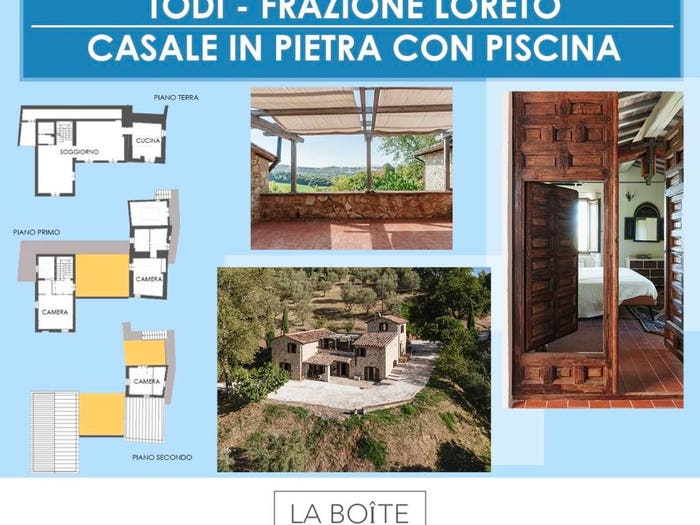 Casa con 6 locali in vendita in Todi