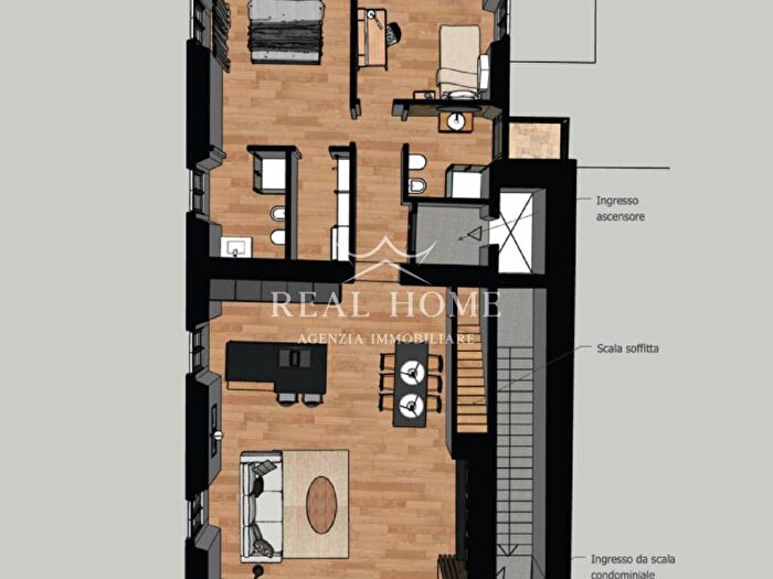 Appartamento quadrilocale in vendita in Piazza San Domenico, Centro Storico San Francesco, Prato