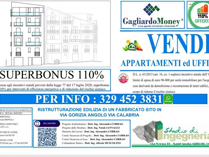 Appartamento trilocale in vendita in Via Calabria, Centro, Sant'Agata di Militello