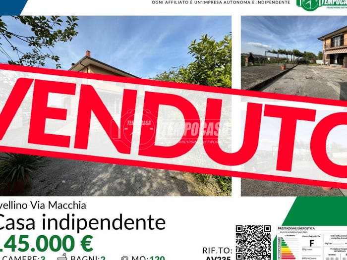 Casa quadrilocale in vendita in Via Macchia, Quattrograna Bellizzi Sant'Oronzo, Avellino