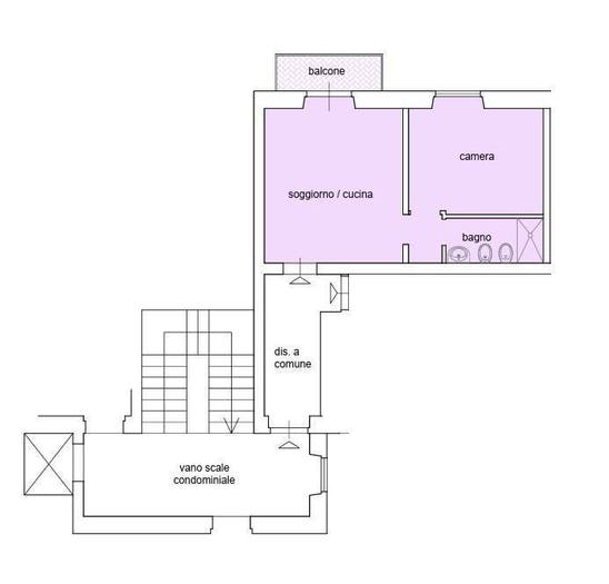 Appartamento bilocale in vendita in via Romagnosi, Leopoldo Vittorio Emanuele Statuto, Firenze