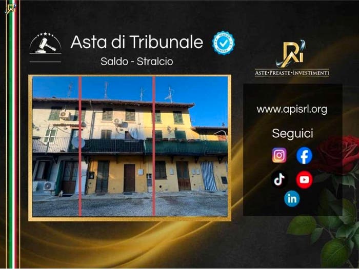 Appartamento bilocale in vendita in Via Garibaldi, Centro, Chignolo Po