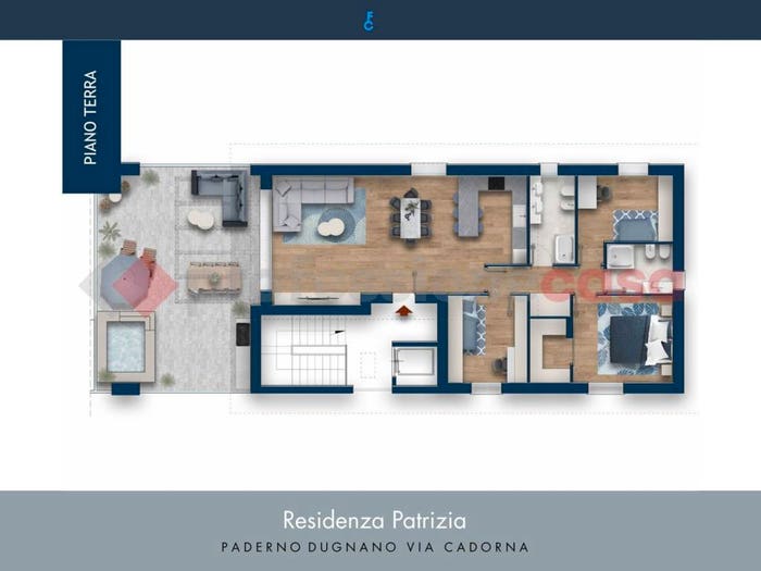 Appartamento quadrilocale in vendita in Via Cadorna, Semicentro, Paderno Dugnano
