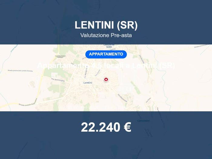 Appartamento quadrilocale in vendita in Via GB Grassi, Lentini