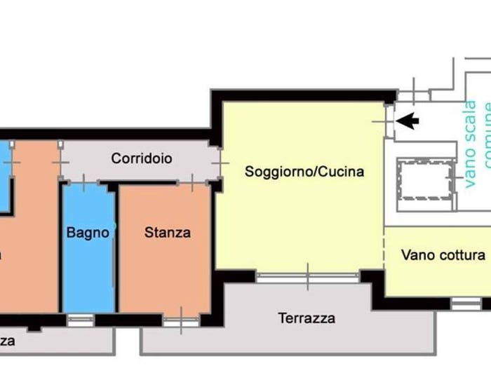 Appartamento trilocale in vendita in Via Marconi, Centro, Bolzano