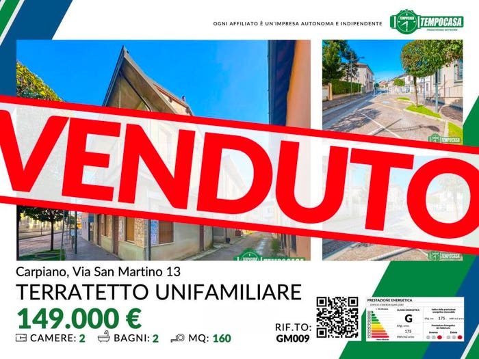 Casa trilocale in vendita in Via San Martino, Centro, Carpiano