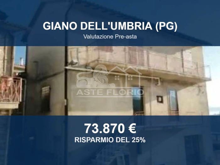 Casa bilocale in vendita in Frazione Castagnola, Bastardo, Giano dell'Umbria