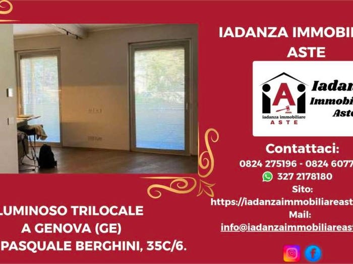 Appartamento con 6 locali in vendita in Via Pasquale Berghini, San Fruttuoso, Genova