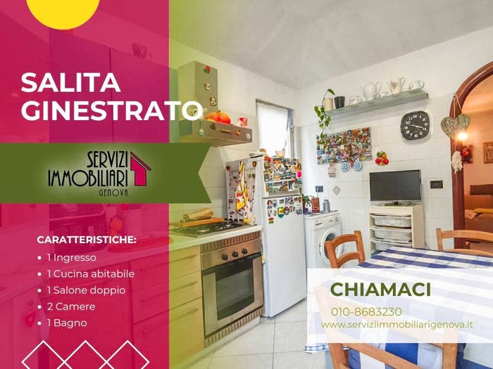 Appartamento trilocale in vendita in Salita Ginestrato, Quezzi, Genova