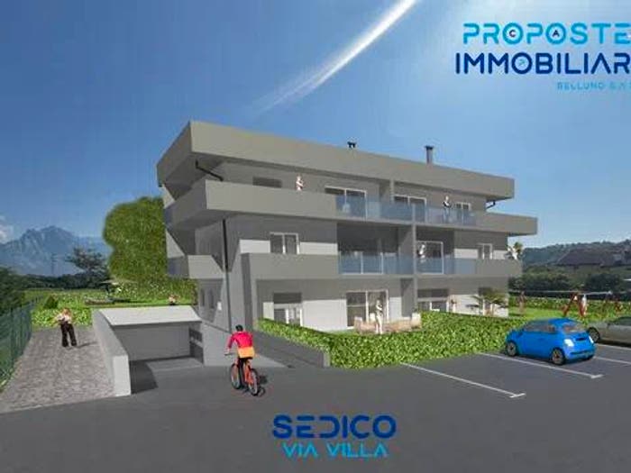 Appartamento quadrilocale in vendita in Via Villa, Centro, Sedico