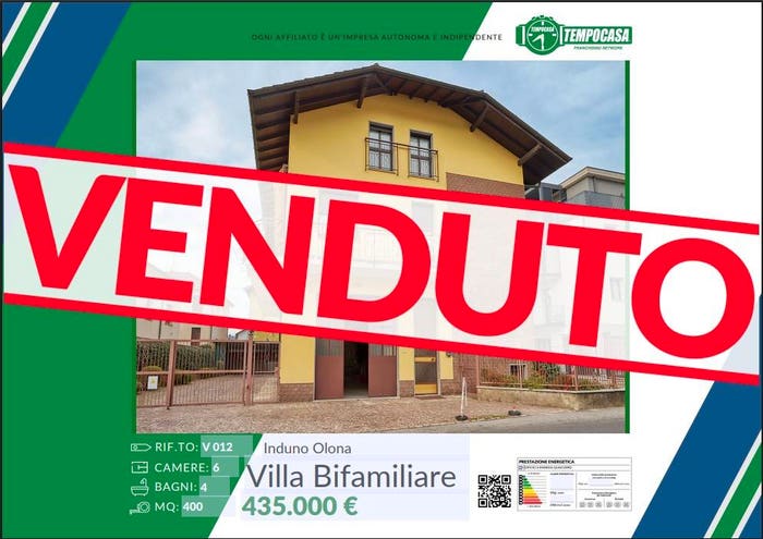 Casa con 6 locali in vendita in Via San Giovanni Bosco, Induno Olona
