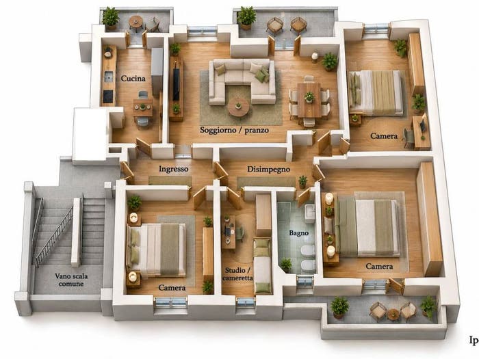 Appartamento con 6 locali in vendita in Via Domenico Cirillo, Pistoia Ovest, Pistoia
