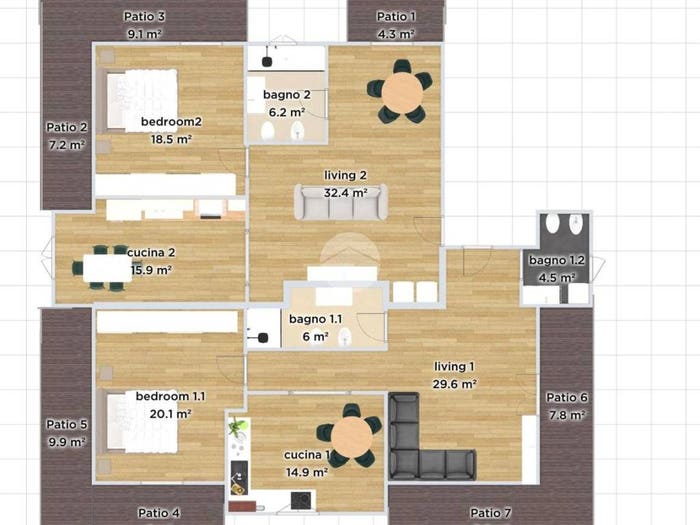 Appartamento con 6 locali in vendita in Via G Verdi, Taverna, Montalto Uffugo