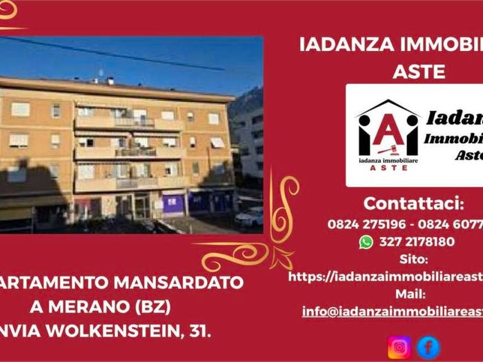 Appartamento quadrilocale in vendita in Via Wolkenstein, Centro, Merano
