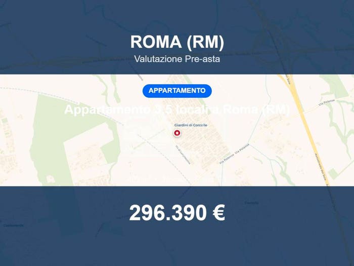 Appartamento trilocale in vendita in Via Polverigi, Lunghezza Castelverde, Roma