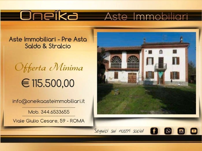 Casa con 6 locali in vendita in Cascina Bruciata, Oviglio