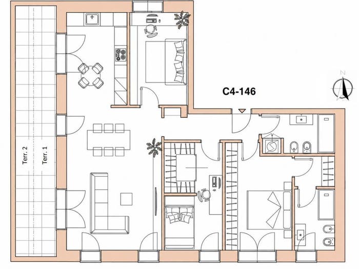 Appartamento quadrilocale in vendita in via Binda, Barona, Milano