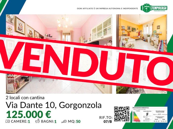 Appartamento bilocale in vendita in Via Dante, Gorgonzola