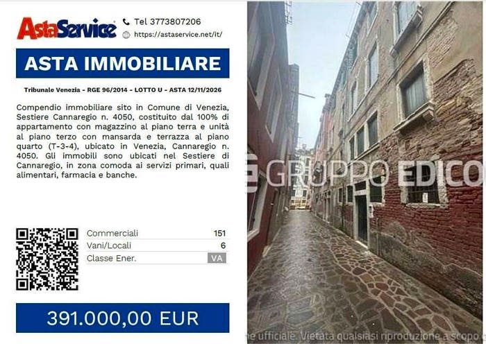Appartamento con 6 locali in vendita in Sestiere cannaregio, Guglie San Leonardo, Venezia